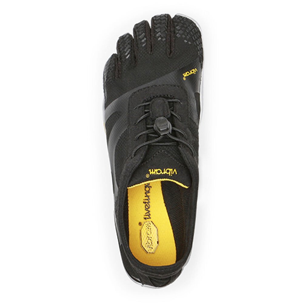 Vibram FiveFingers Dame Træningssko Sort/Hvide - Kso Evo - 0683OSYCQ